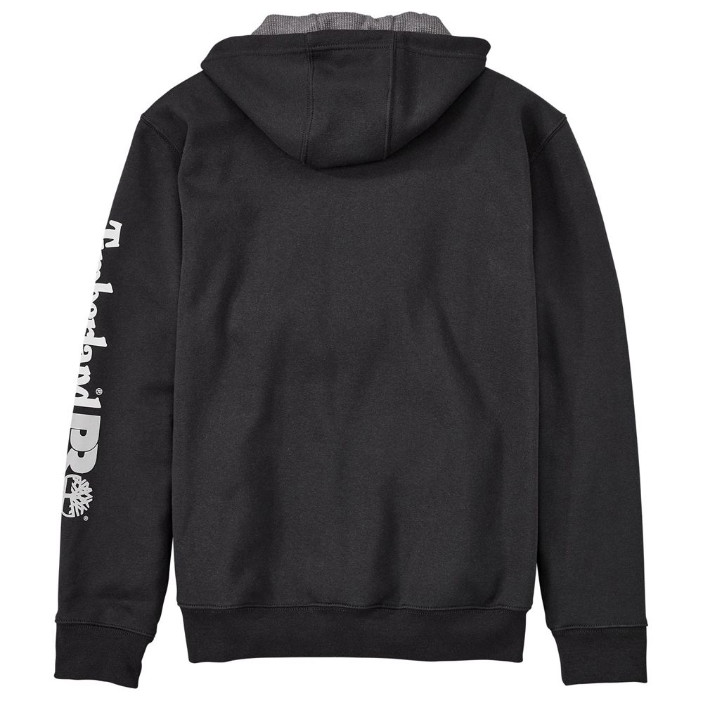 Sudadera Timberland Argentina Hombre - Pro® Hood Honcho Full-Zip Hoodie - Negras - MJEXDO-509